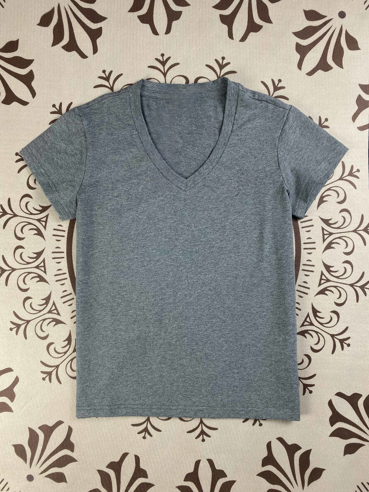 Y-R120 Summer pure cotton V-neck women's top