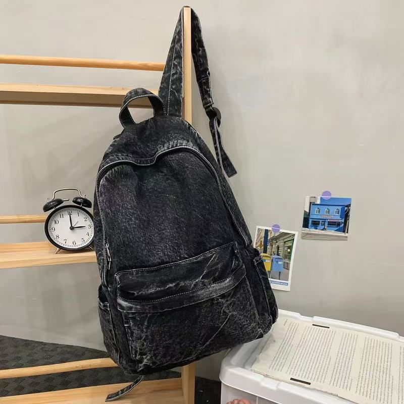 Y-R114 Denim large capacity versatile lightweight backpack