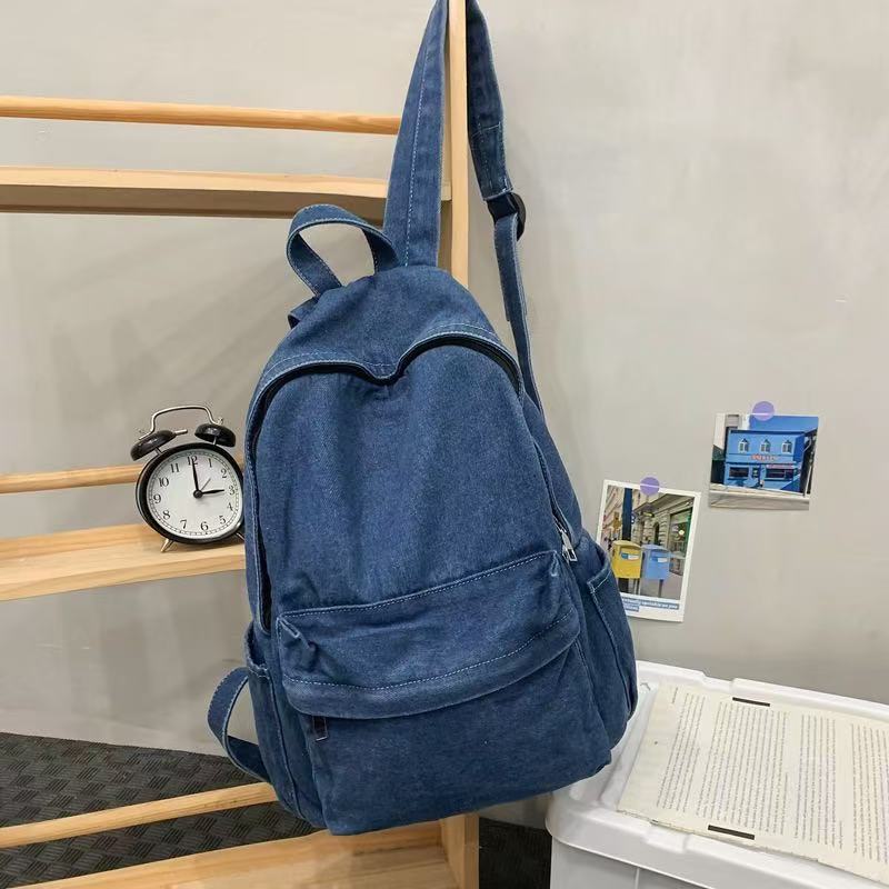 Y-R114 Denim large capacity versatile lightweight backpack