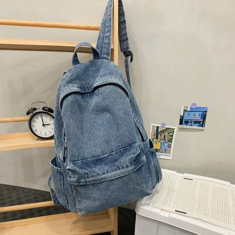 Y-R114 Denim large capacity versatile lightweight backpack